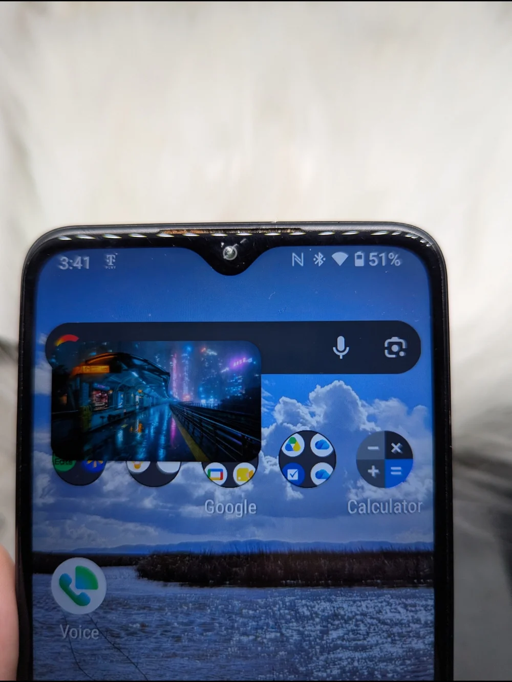 T-Mobile Black Android Phone with Triple Camera
